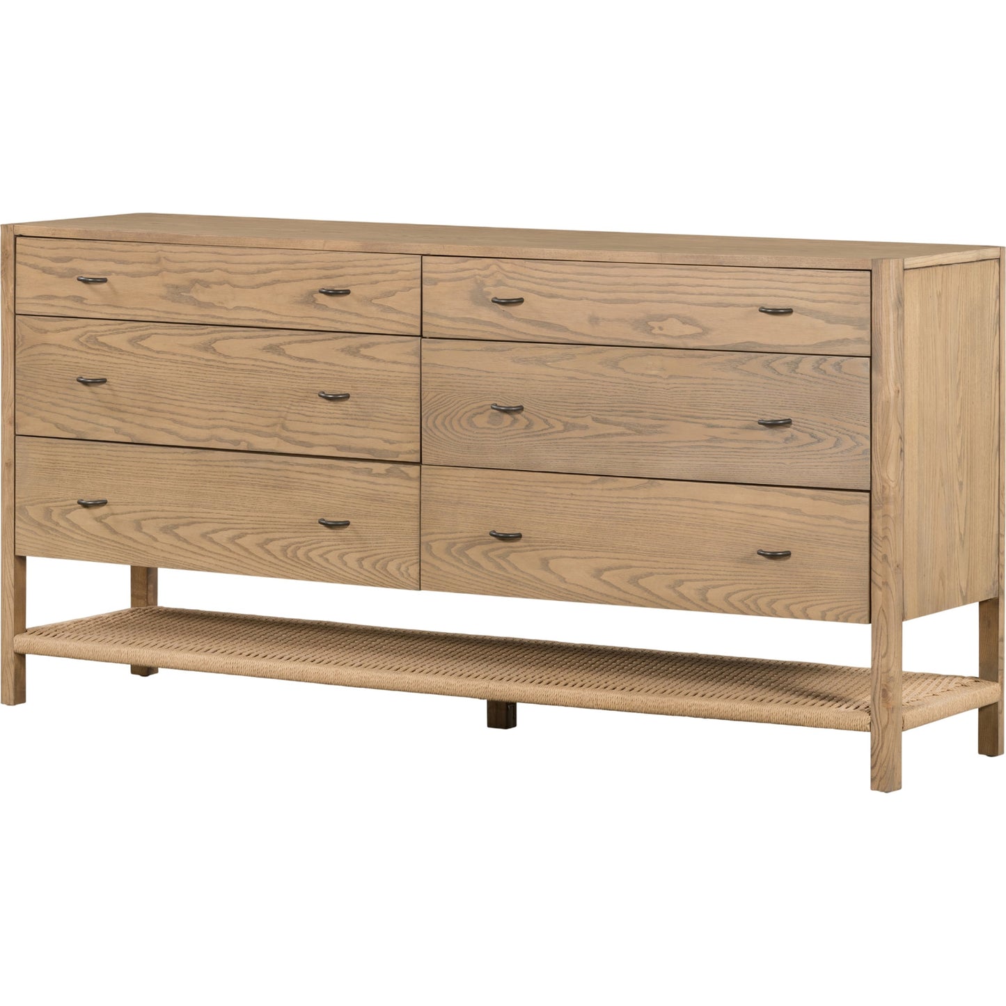 000 SI-1901739 | Primary Silo | Zuma 6 Drawer Dresser by Four Hands in dune ash. Made from unique in a transitional style.