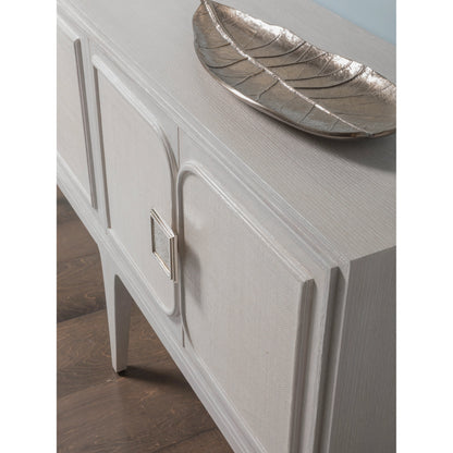 Elixer Console by Artistica Home in misty white gray. Made from unique in a modern style.