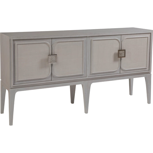 Elixer Console by Artistica Home in misty white gray. Made from unique in a modern style.
