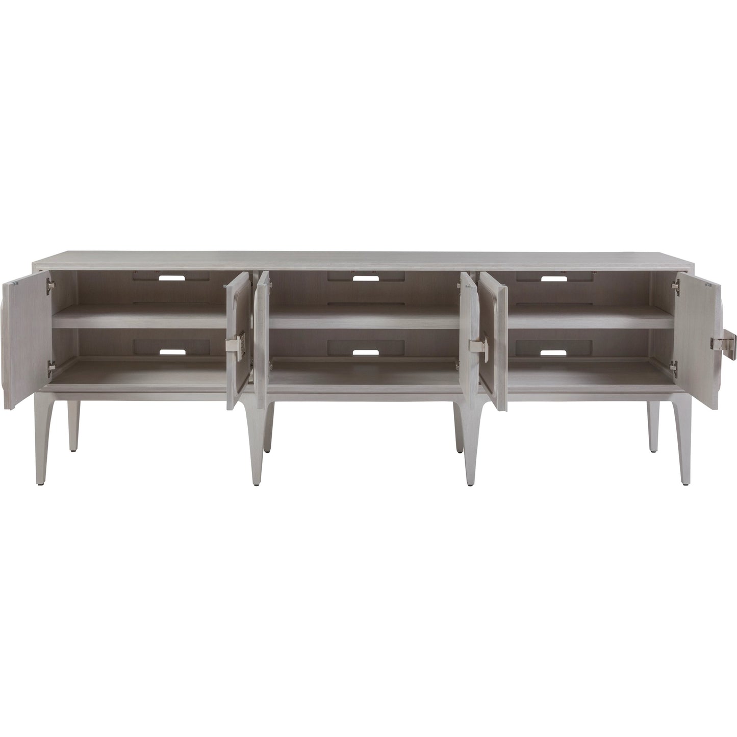 002 SI-1962882 | Additional Silo | Elixer Long Console by Artistica Home in misty white gray. Made from unique in a modern style.