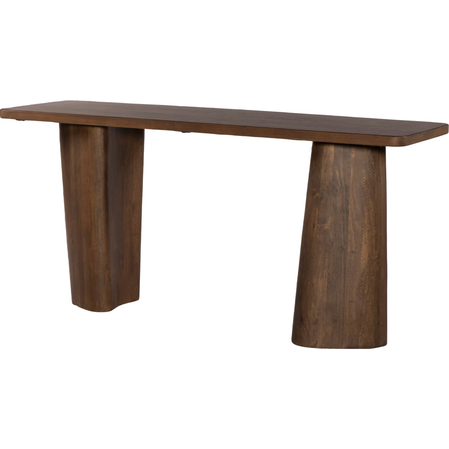 011 SI-1977603 | Primary Silo | Myla Console Table by Four Hands in aged brown. Made from solid mango in a modern style.