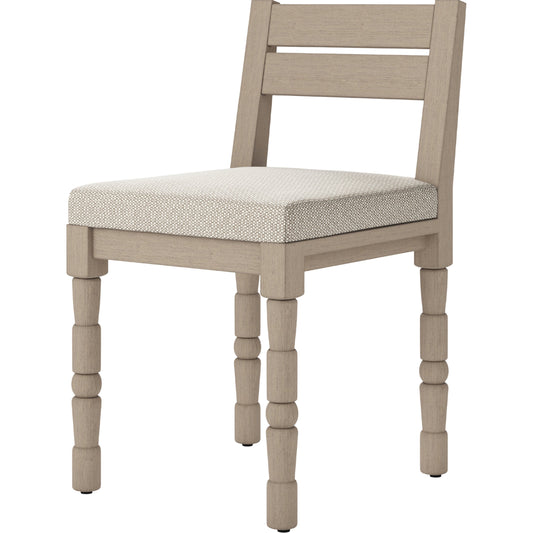 Waller Outdoor Dining Chair, Washed Brown by Four Hands in washed brown. Made from 100% olefin, solid fsc® teak in a transitional style.