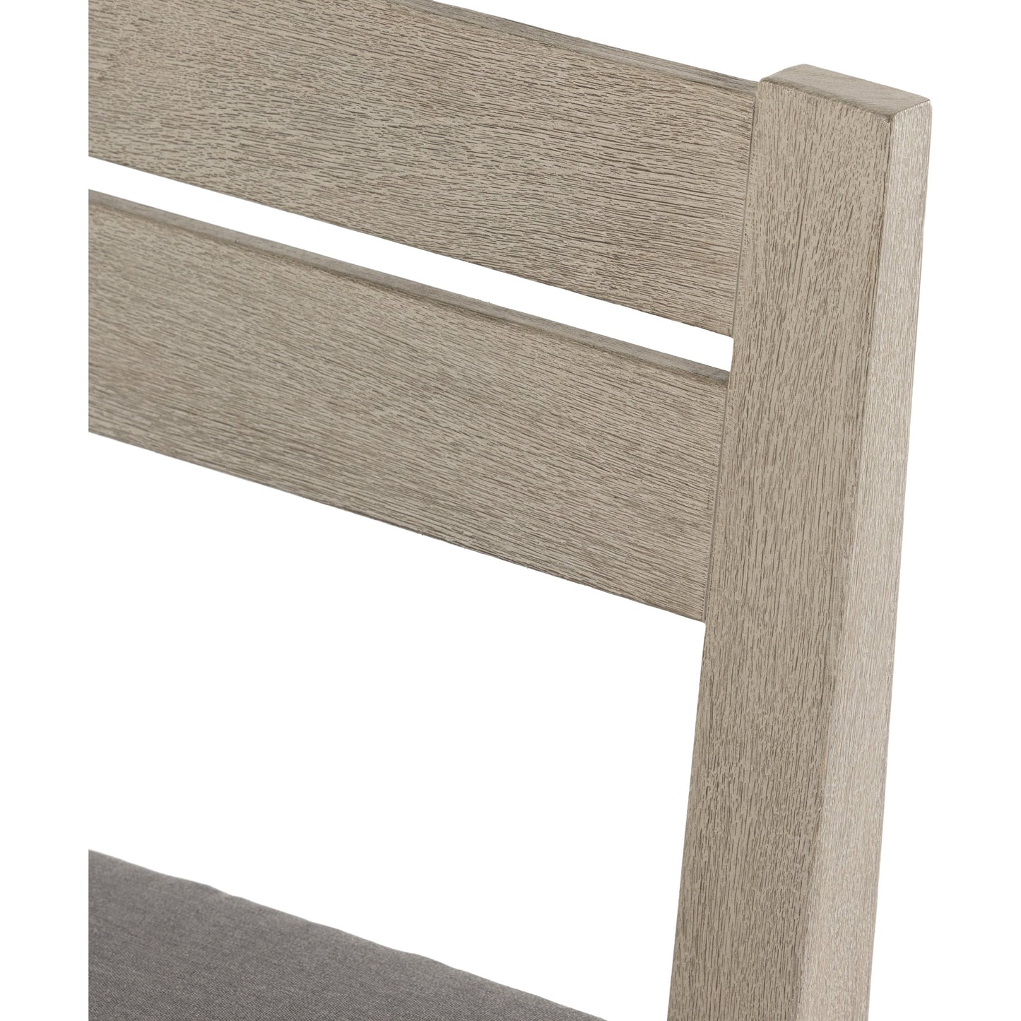 015 SI-1902119 | Additional Silo | Waller Outdoor Dining Chair, Weathered Grey by Four Hands in weathered grey. Made from 100% olefin, solid fsc®-certified teak, 91% polyurethane foam pad, 9% polyester fiber batting in a transitional style.