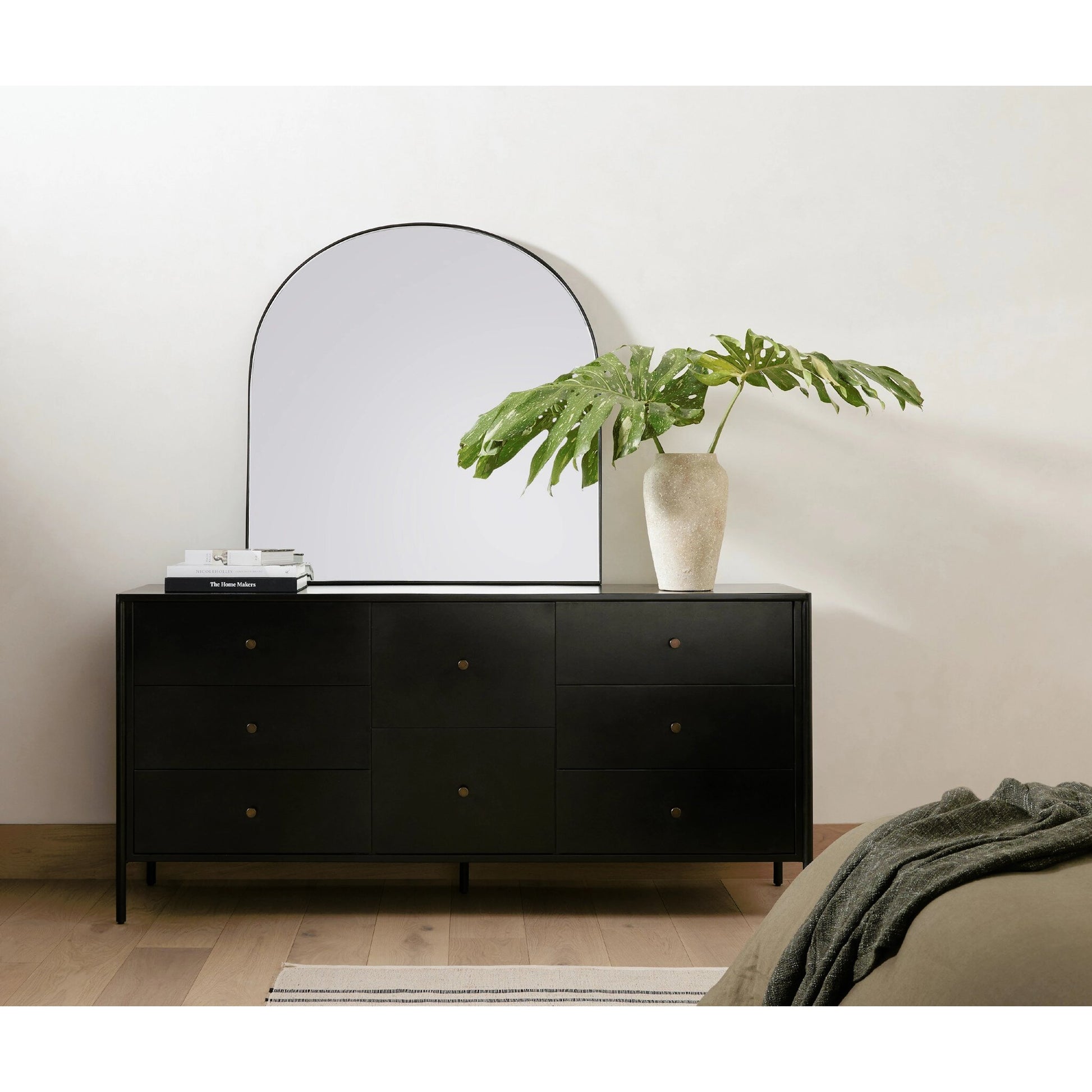 Georgina Wide Mirror by Four Hands. Made from unique in a modern style.