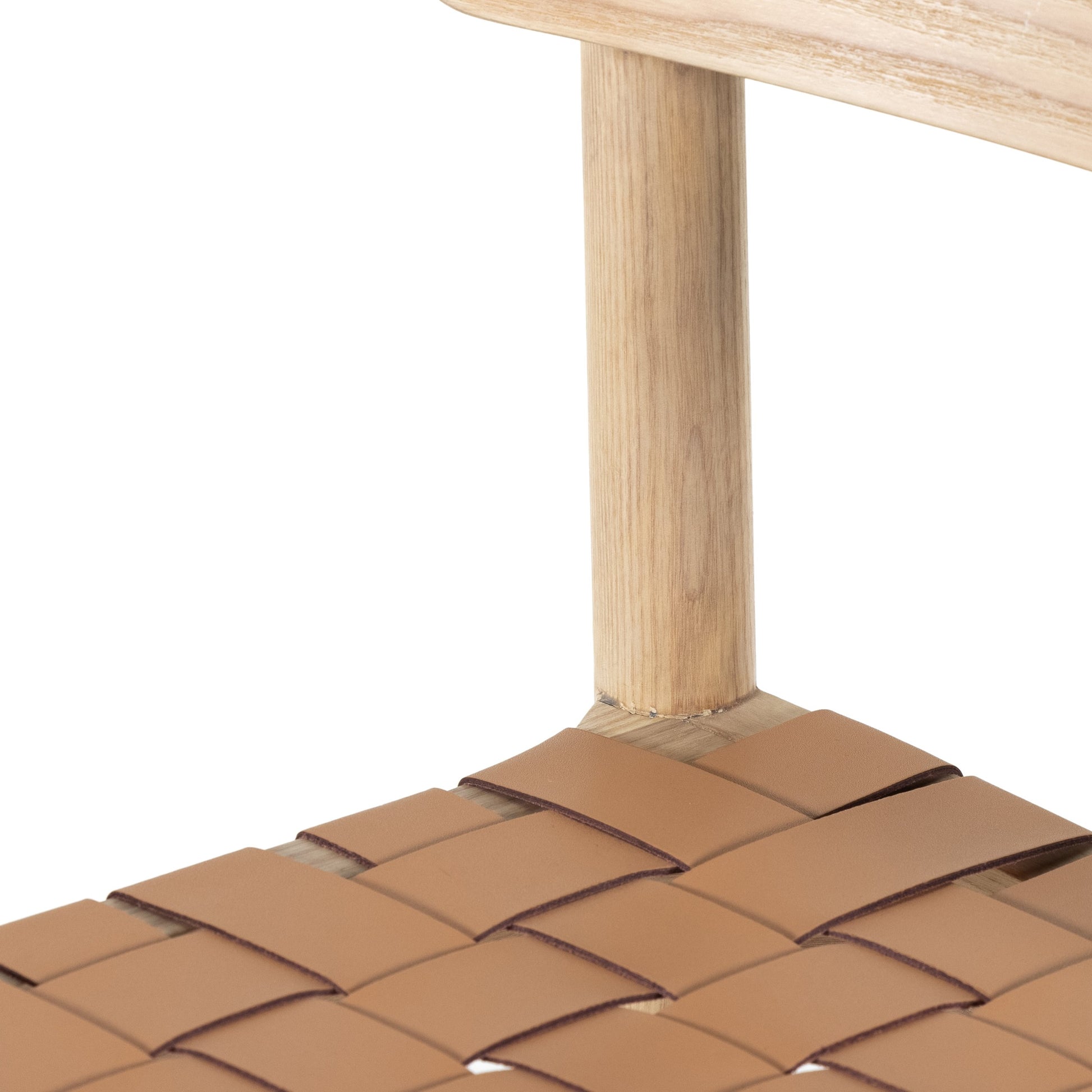 Heisler Bar Stool by Four Hands in black. Made from 70% split leather, 30% polyvinyl chloride (pvc), solid ash, ash veneer in a modern style.