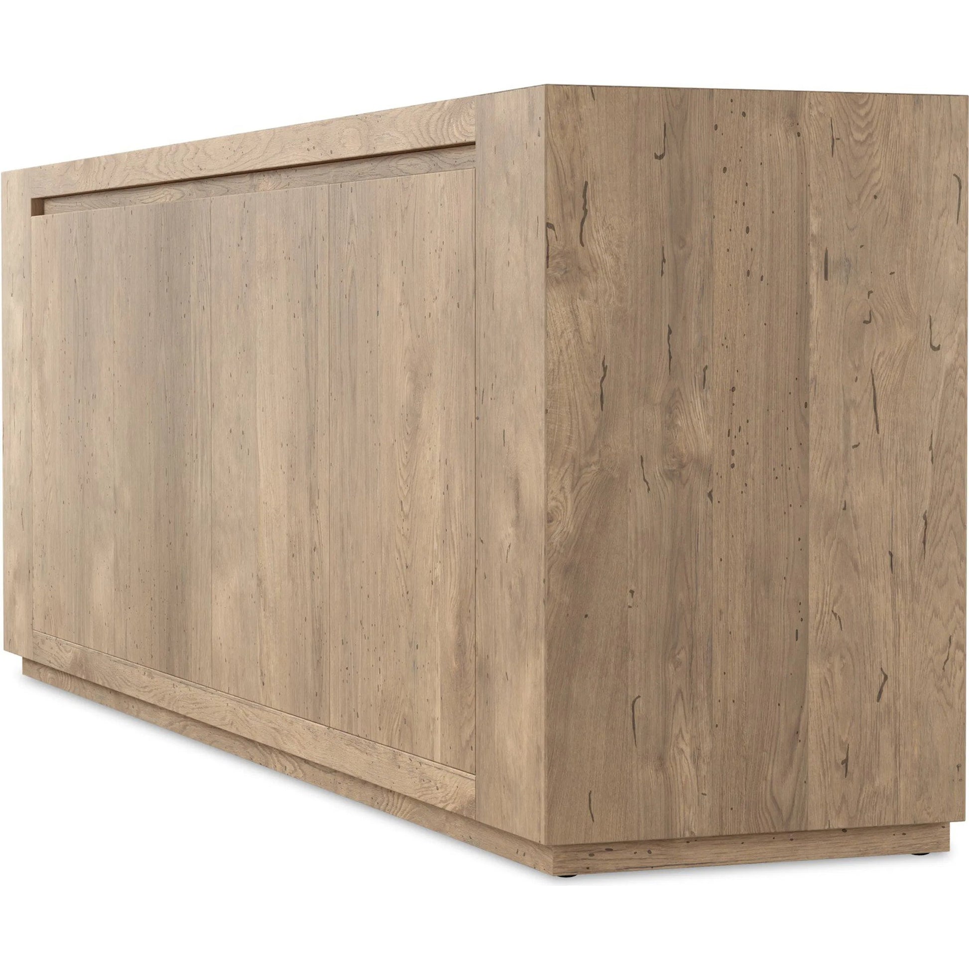Abaso Sideboard by Four Hands. Made from thick oak veneer in a modern style.