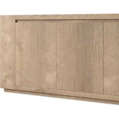 Abaso Sideboard by Four Hands. Made from thick oak veneer in a modern style.