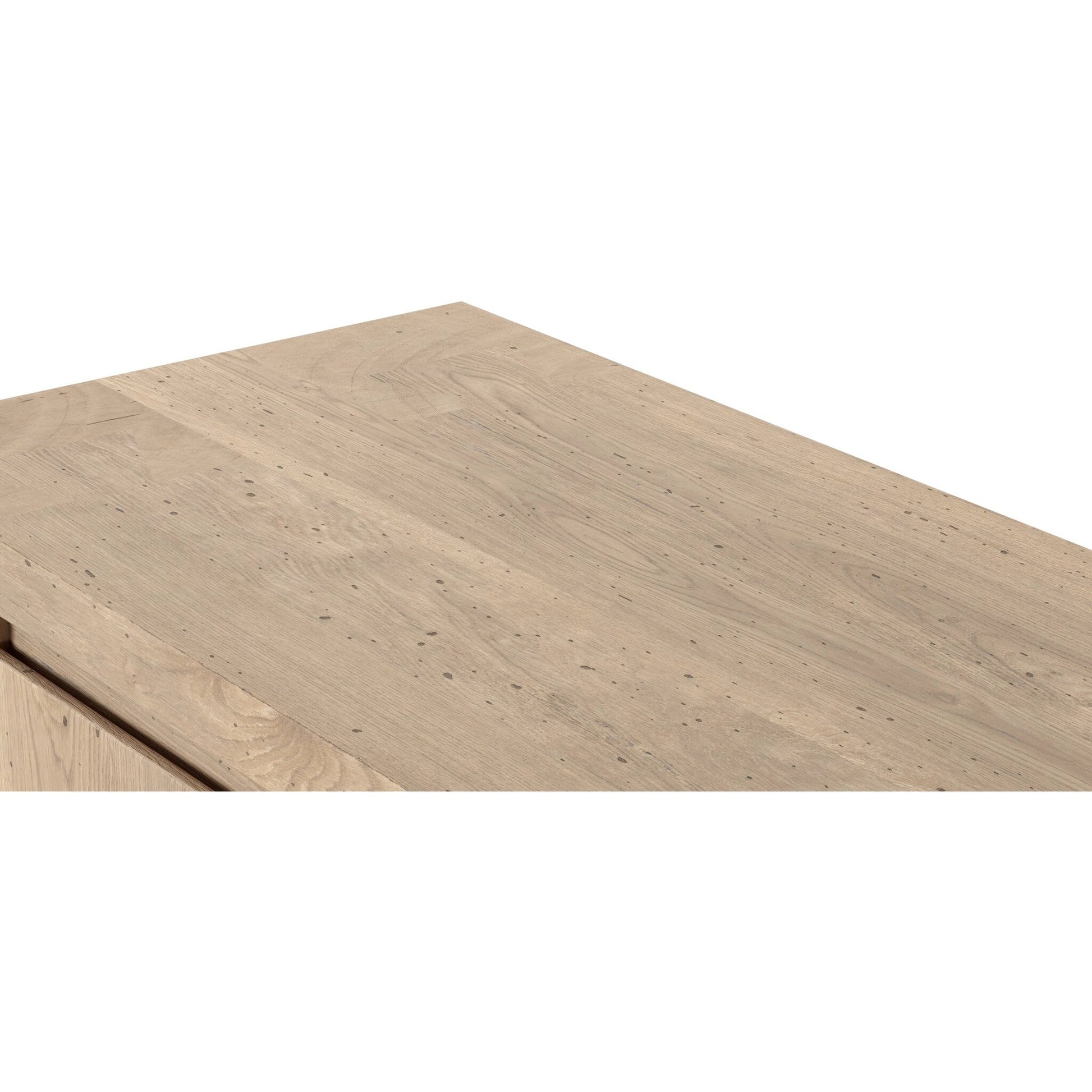 Abaso Sideboard by Four Hands. Made from thick oak veneer in a modern style.