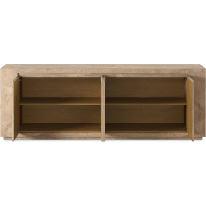Abaso Sideboard by Four Hands. Made from thick oak veneer in a modern style.