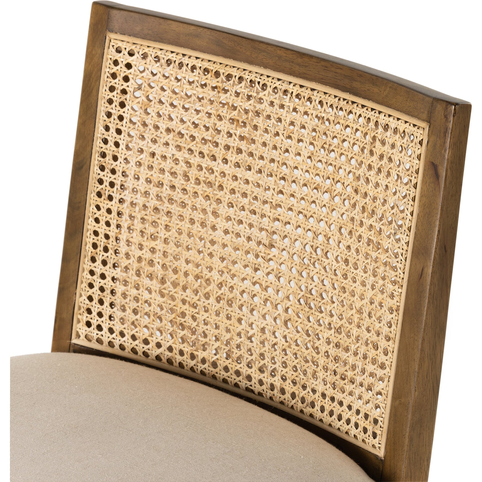 Antonia Cane Armless Bar Stool by Four Hands. Made from unique in a coastal style.