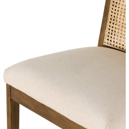 Antonia Cane Armless Bar Stool by Four Hands. Made from unique in a coastal style.