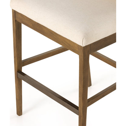 Antonia Cane Armless Bar Stool by Four Hands. Made from unique in a coastal style.