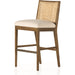 Antonia Cane Armless Bar Stool by Four Hands. Made from unique in a coastal style.