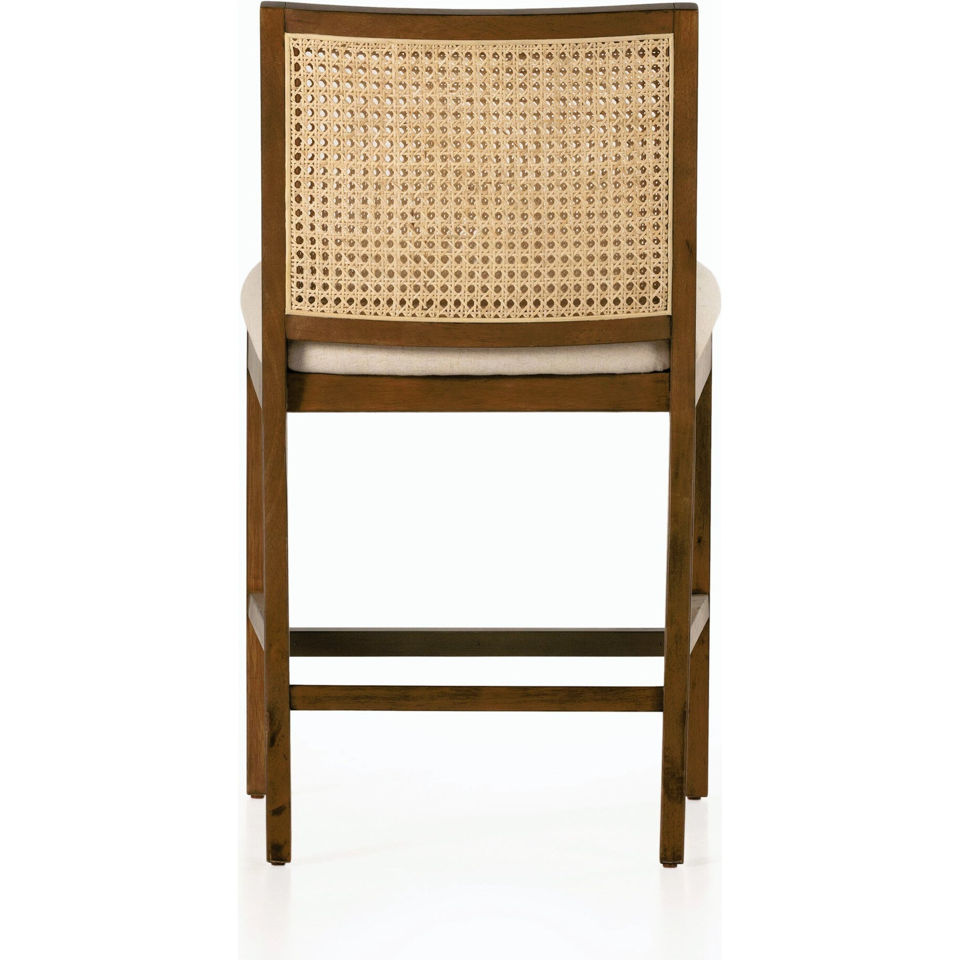 Antonia Cane Armless Counter Stool by Four Hands. Made from unique in a coastal style.