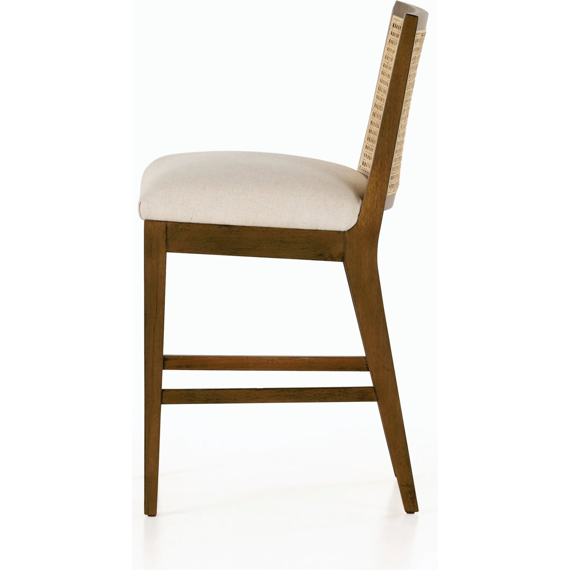 Antonia Cane Armless Counter Stool by Four Hands. Made from unique in a coastal style.