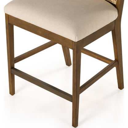 Antonia Cane Armless Counter Stool by Four Hands. Made from unique in a coastal style.