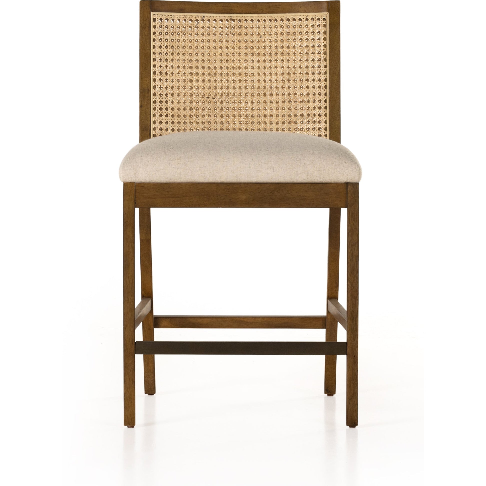 Antonia Cane Armless Counter Stool by Four Hands. Made from unique in a coastal style.
