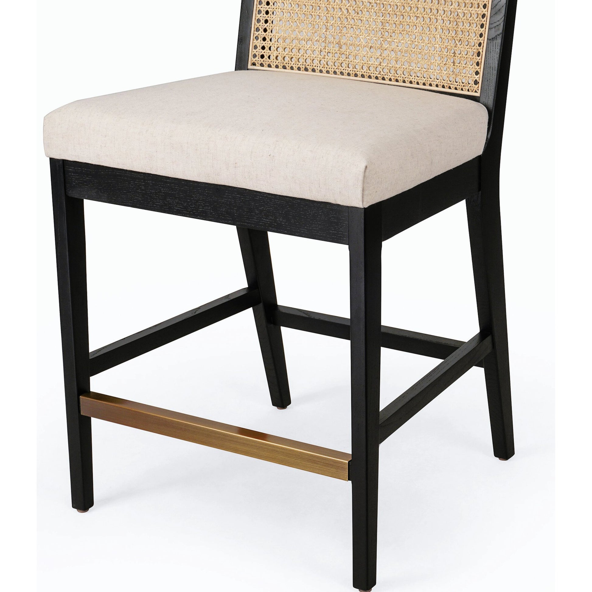 Antonia Cane Armless Counter Stool by Four Hands. Made from unique in a coastal style.