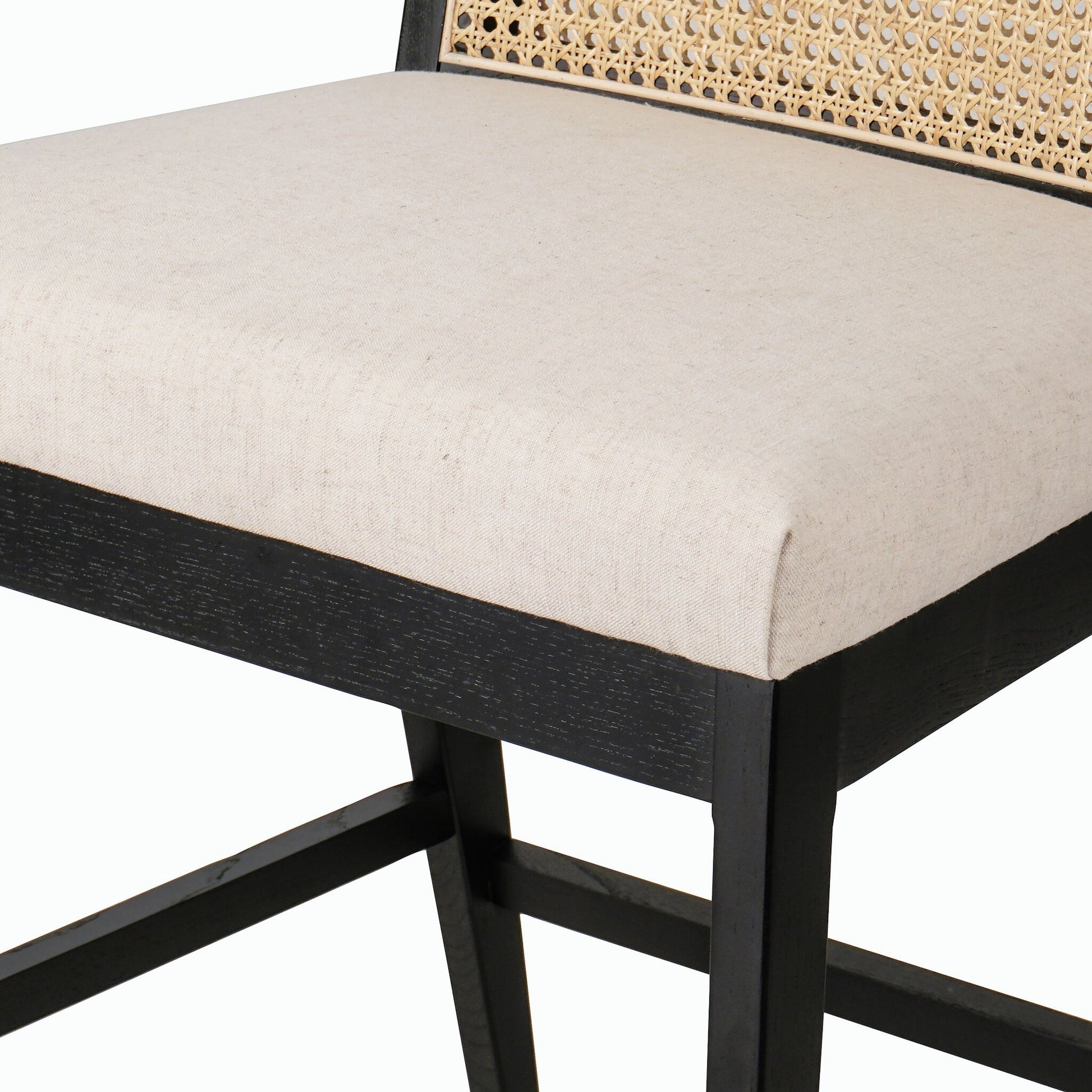 Antonia Cane Armless Counter Stool by Four Hands. Made from unique in a coastal style.