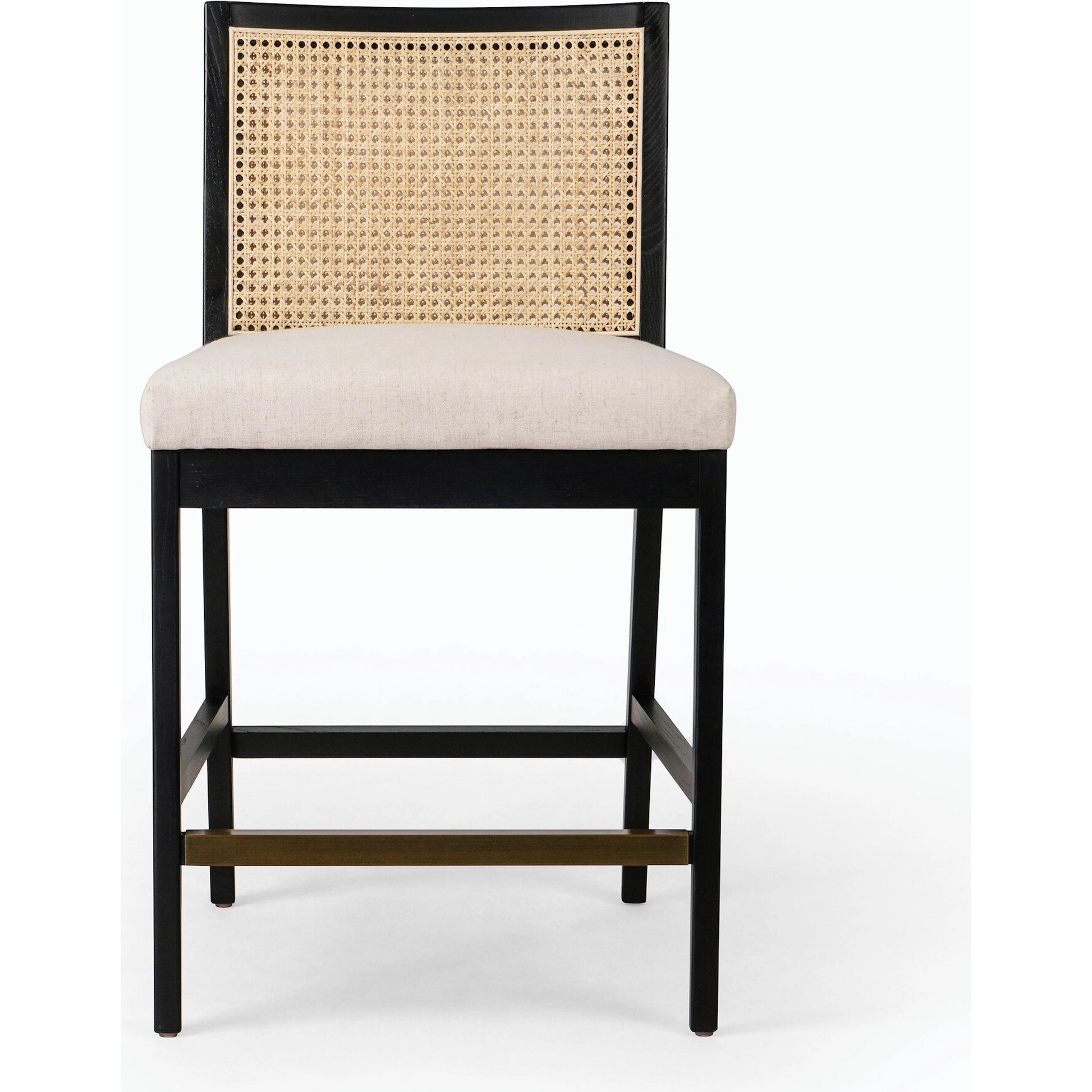 Antonia Cane Armless Counter Stool by Four Hands. Made from unique in a coastal style.