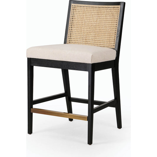 Antonia Cane Armless Counter Stool by Four Hands. Made from unique in a coastal style.