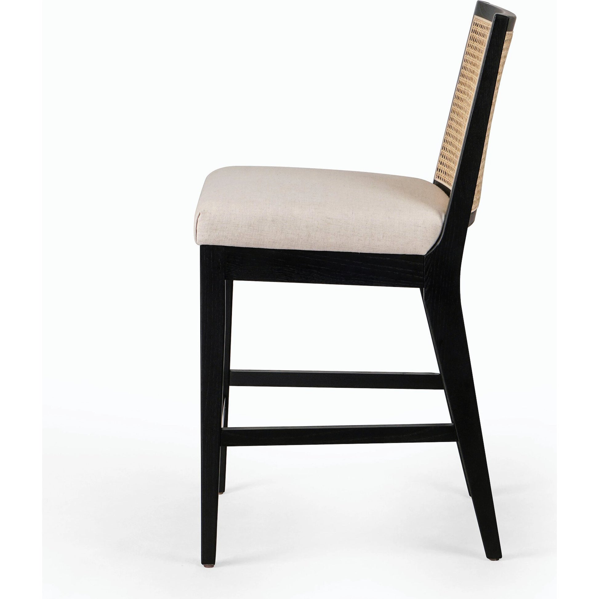 Antonia Cane Armless Counter Stool by Four Hands. Made from unique in a coastal style.