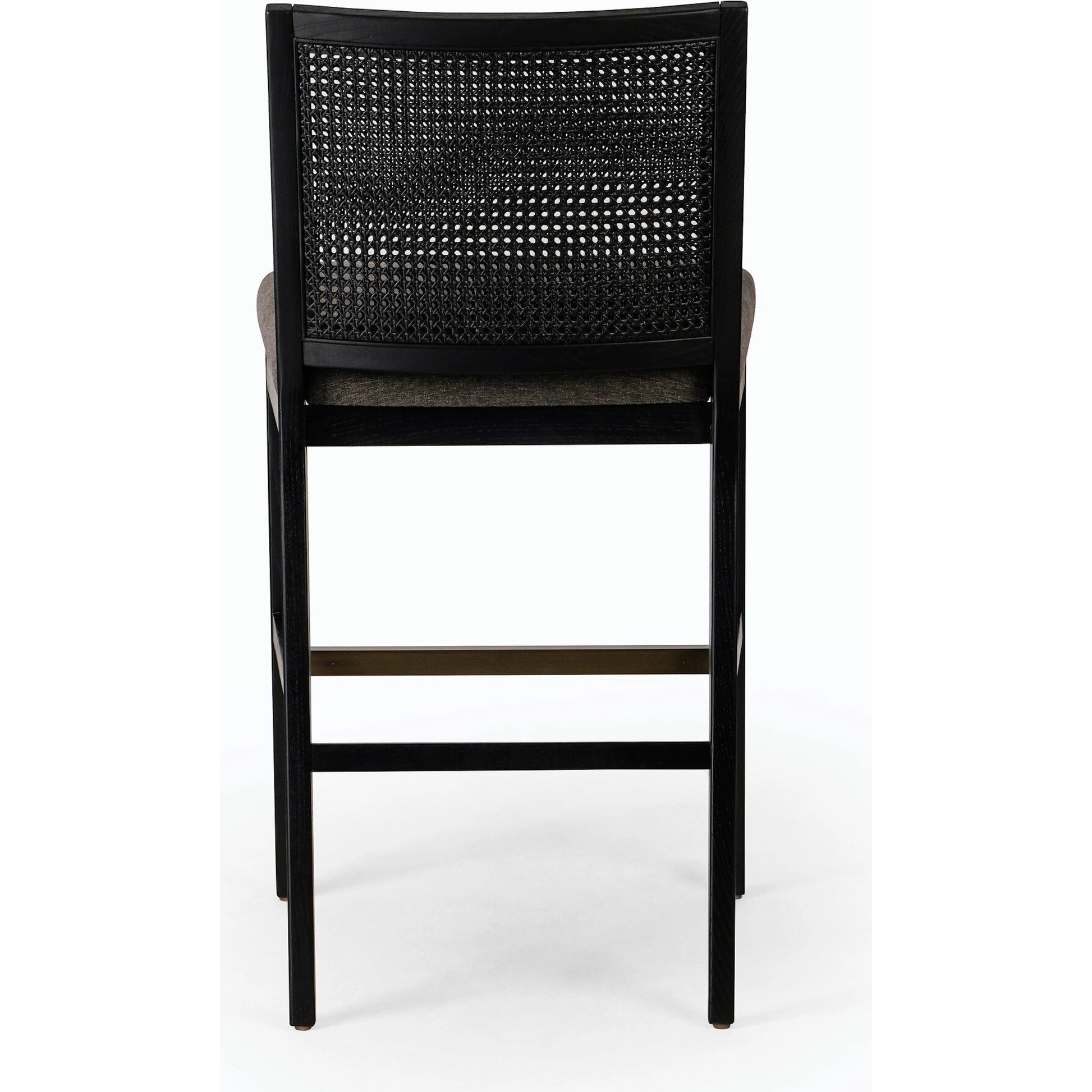 Antonia Cane Armless Bar Stool by Four Hands. Made from unique in a coastal style.