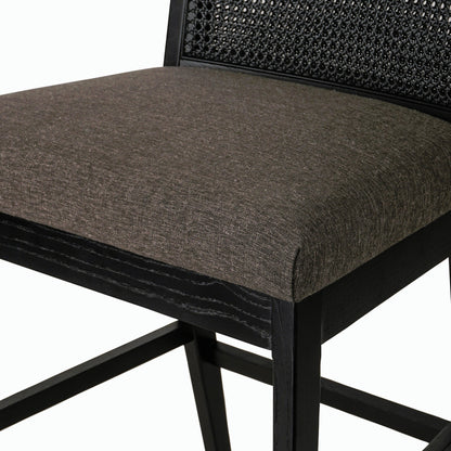 Antonia Cane Armless Bar Stool by Four Hands. Made from unique in a coastal style.