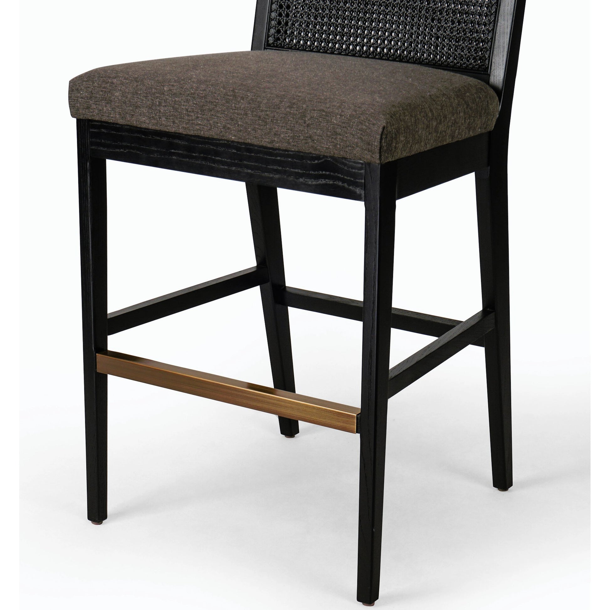 Antonia Cane Armless Bar Stool by Four Hands. Made from unique in a coastal style.