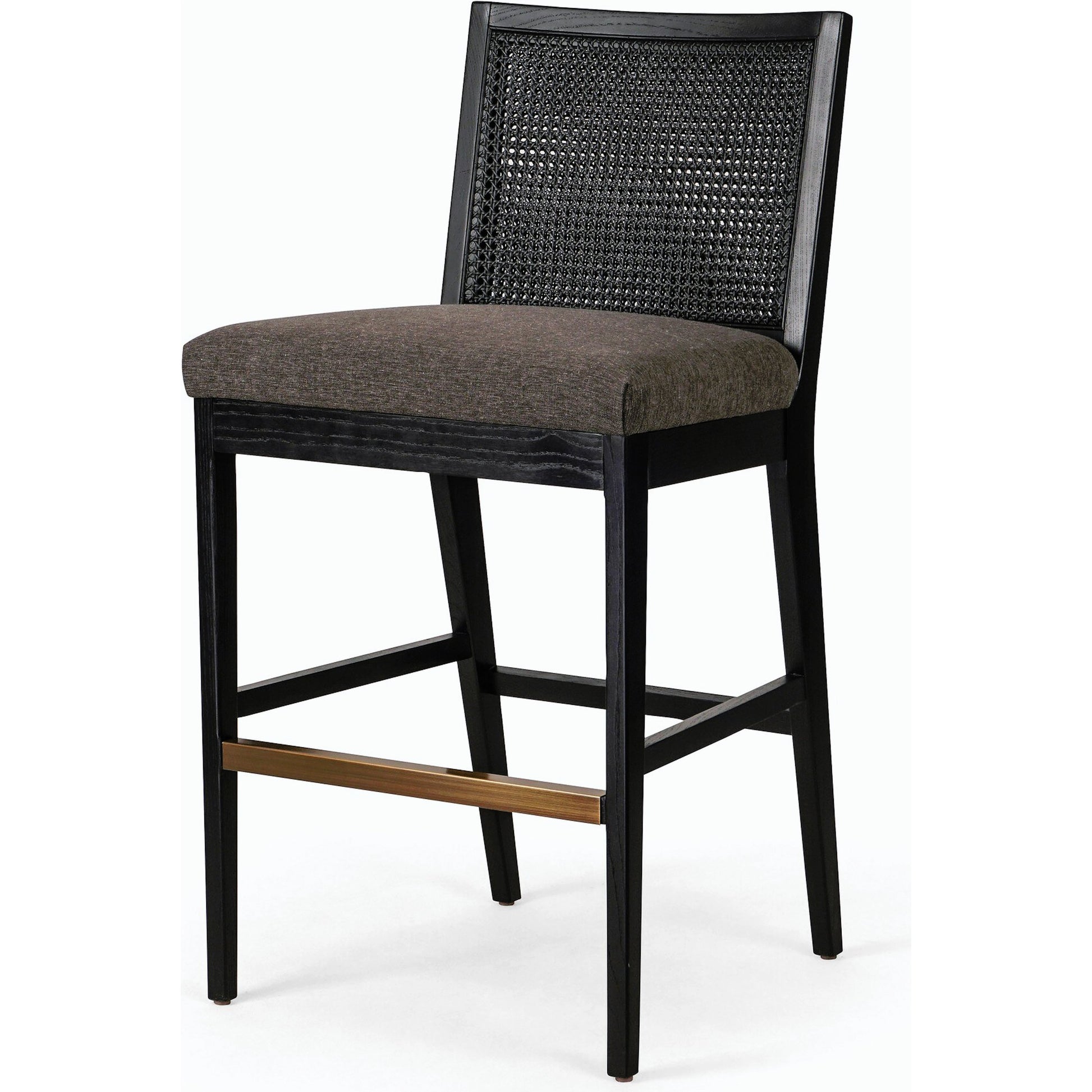 Antonia Cane Armless Bar Stool by Four Hands. Made from unique in a coastal style.