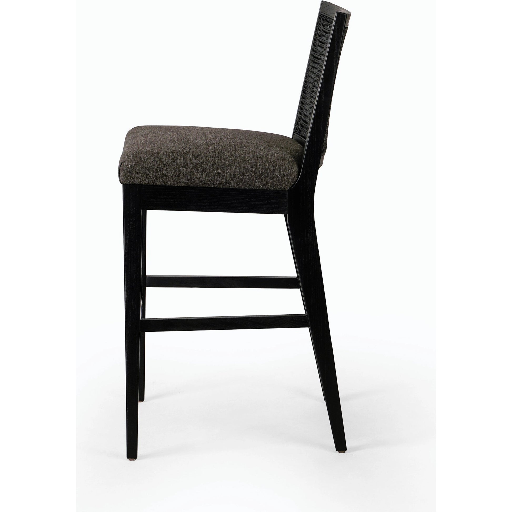 Antonia Cane Armless Bar Stool by Four Hands. Made from unique in a coastal style.