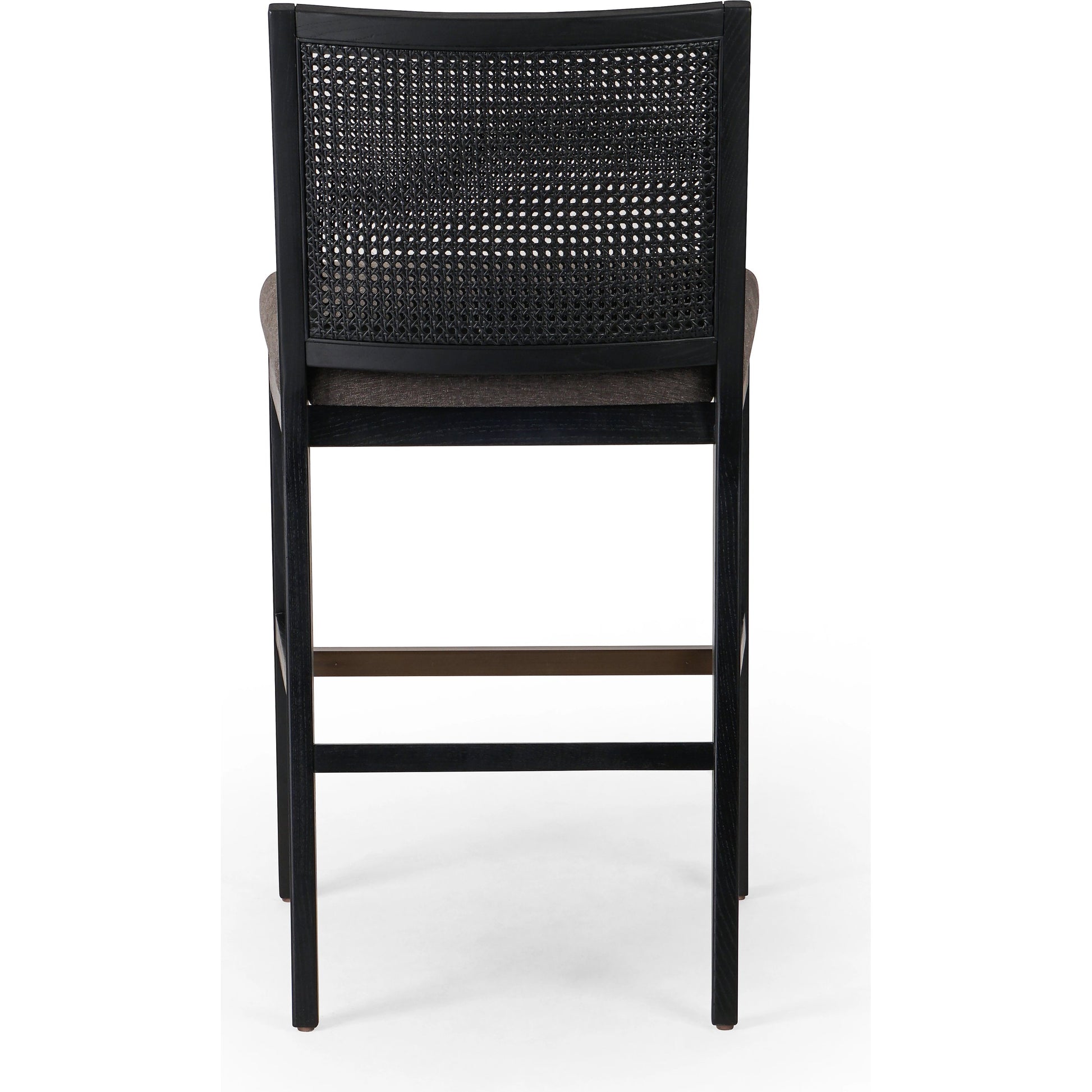 Antonia Cane Armless Bar Stool by Four Hands. Made from unique in a coastal style.