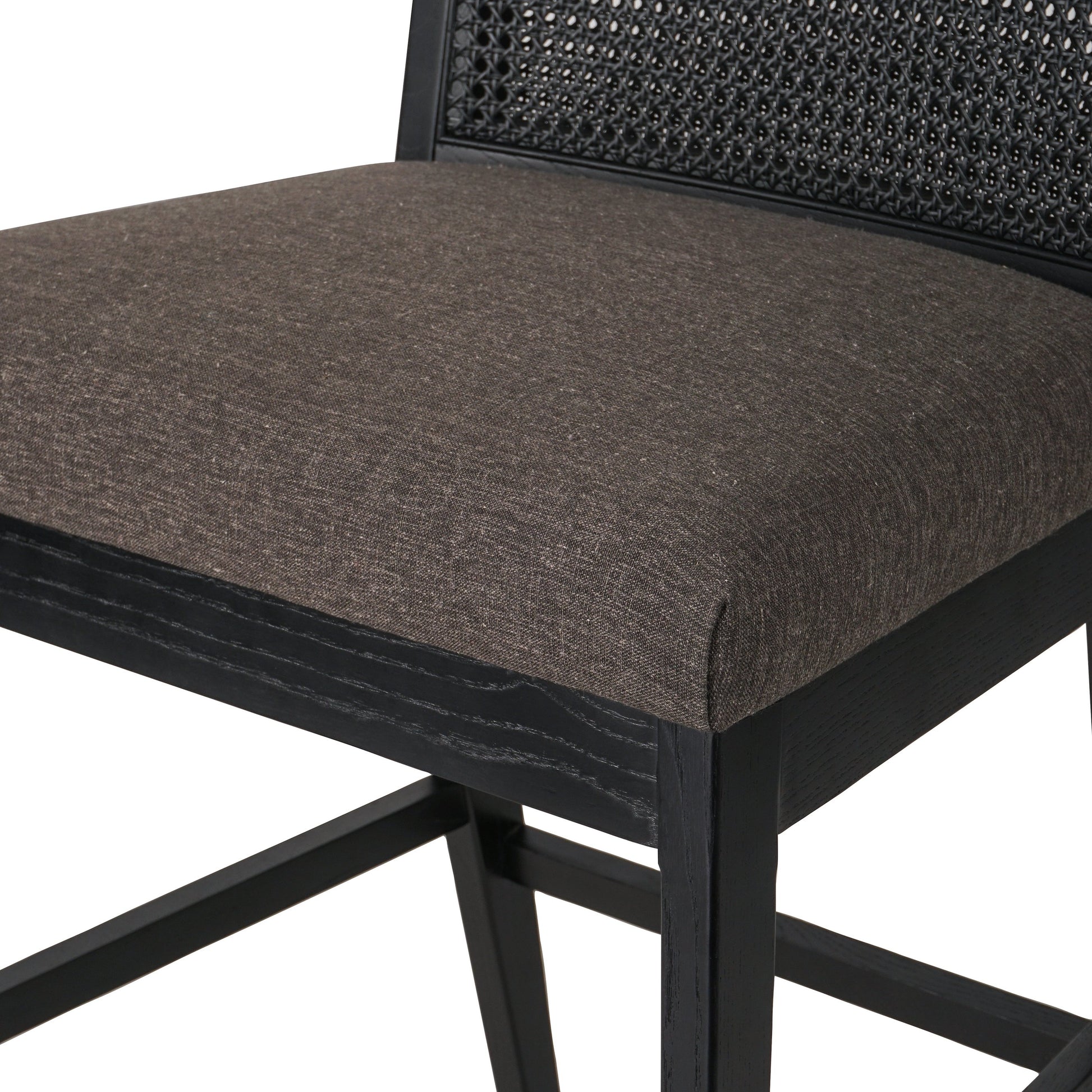 Antonia Cane Armless Bar Stool by Four Hands. Made from unique in a coastal style.