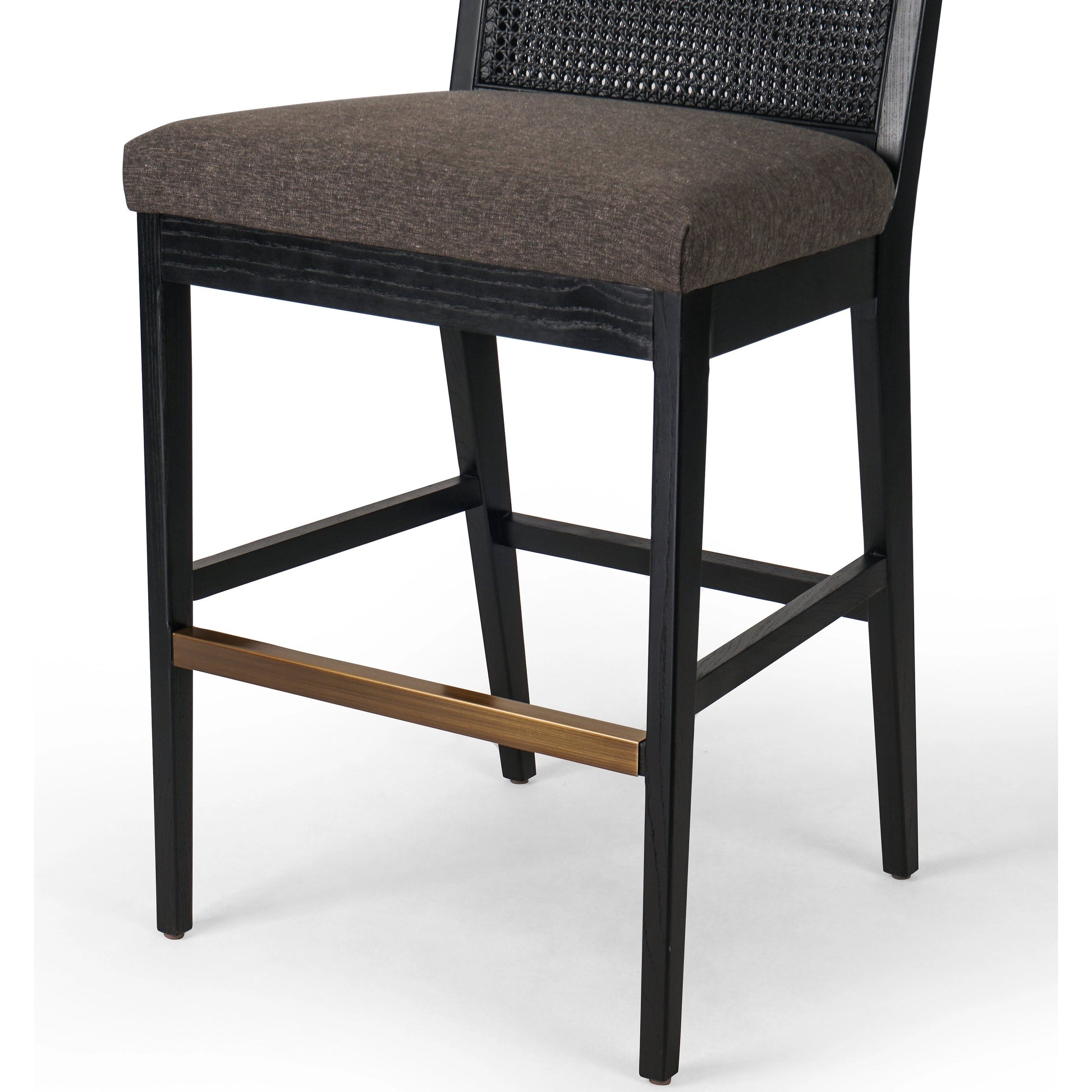 Antonia Cane Armless Bar Stool by Four Hands. Made from unique in a coastal style.