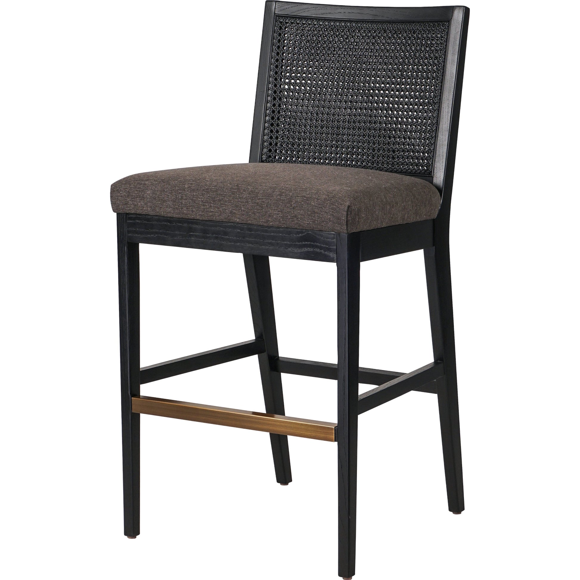 Antonia Cane Armless Bar Stool by Four Hands. Made from unique in a coastal style.