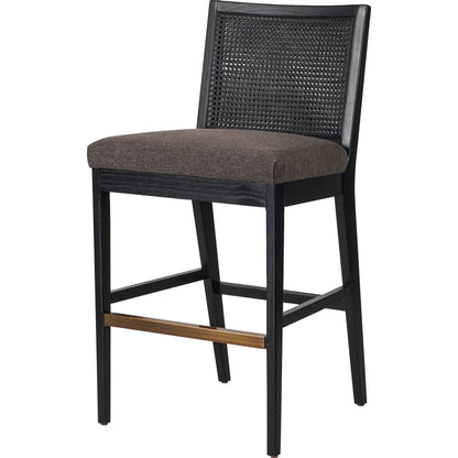 Antonia Cane Armless Bar Stool by Four Hands. Made from unique in a coastal style.