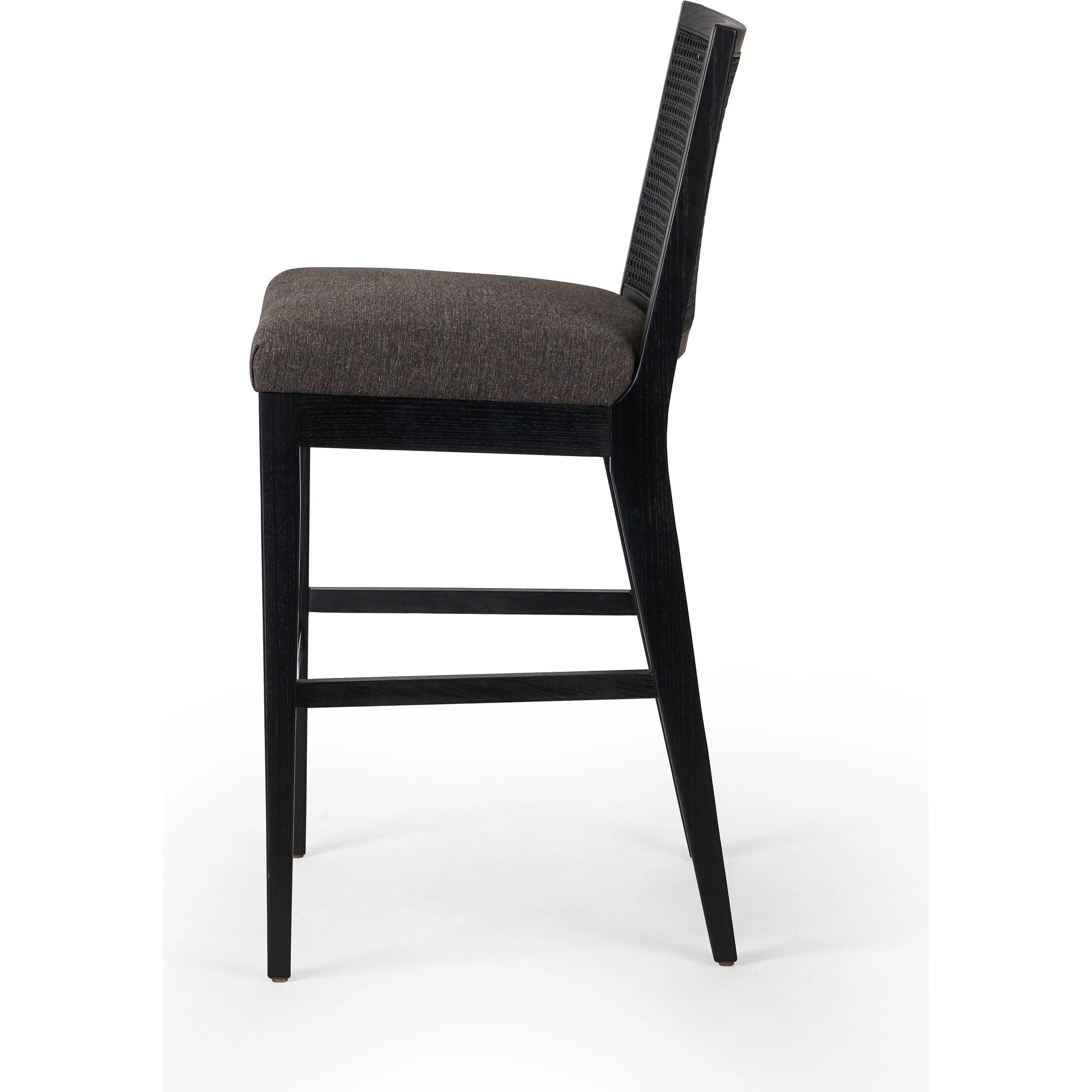 Antonia Cane Armless Bar Stool by Four Hands. Made from unique in a coastal style.