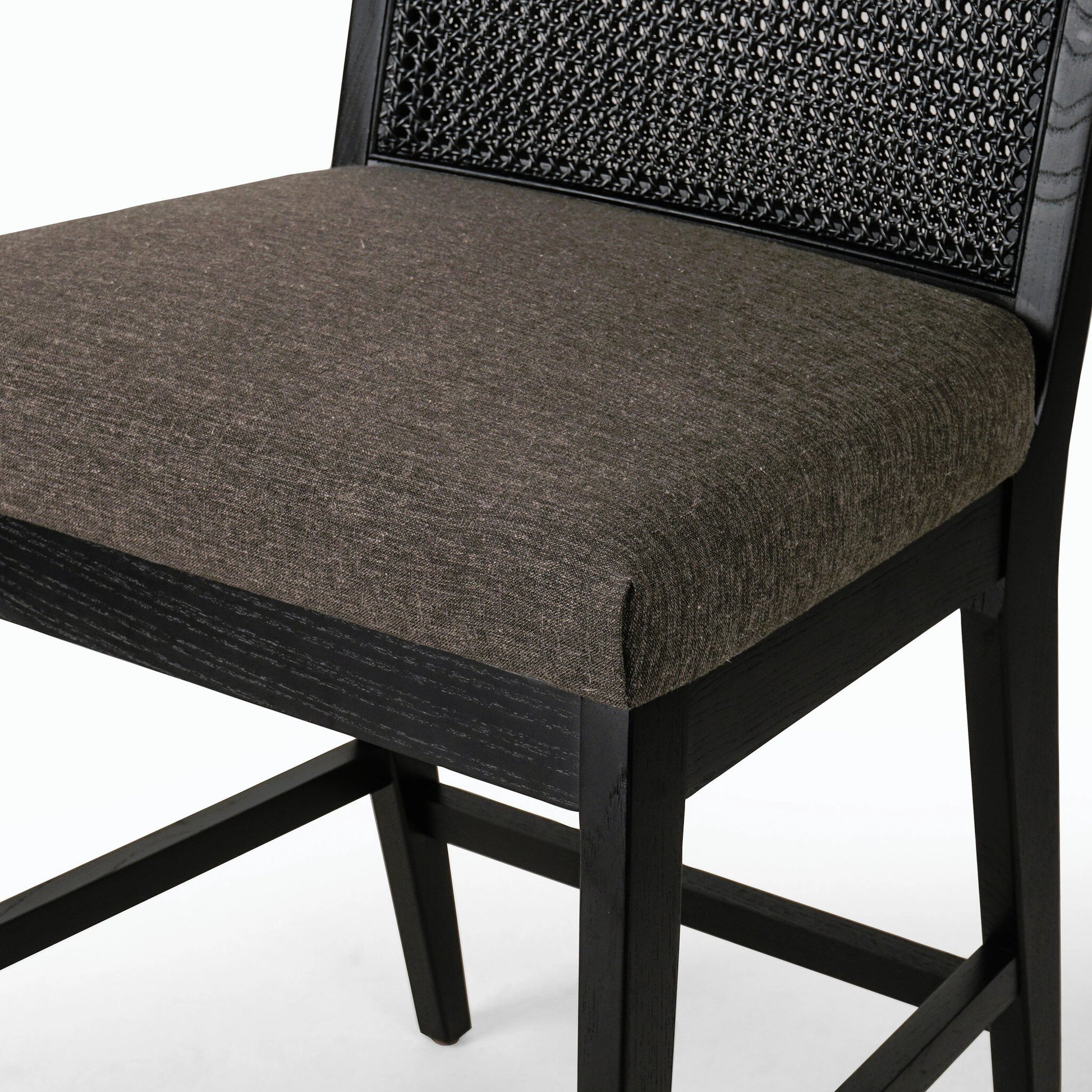 Antonia Cane Armless Counter Stool by Four Hands. Made from unique in a coastal style.