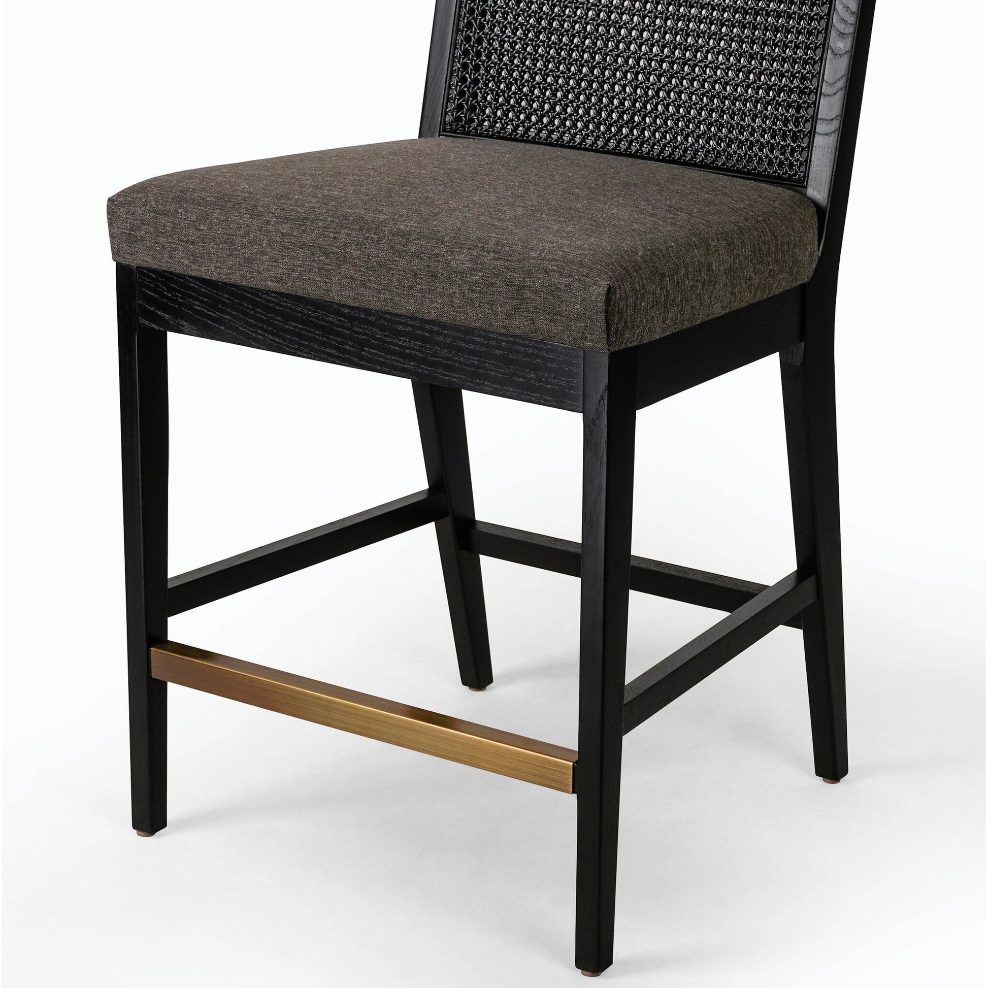 Antonia Cane Armless Counter Stool by Four Hands. Made from unique in a coastal style.
