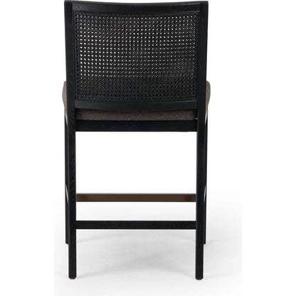 Antonia Cane Armless Counter Stool by Four Hands. Made from unique in a coastal style.
