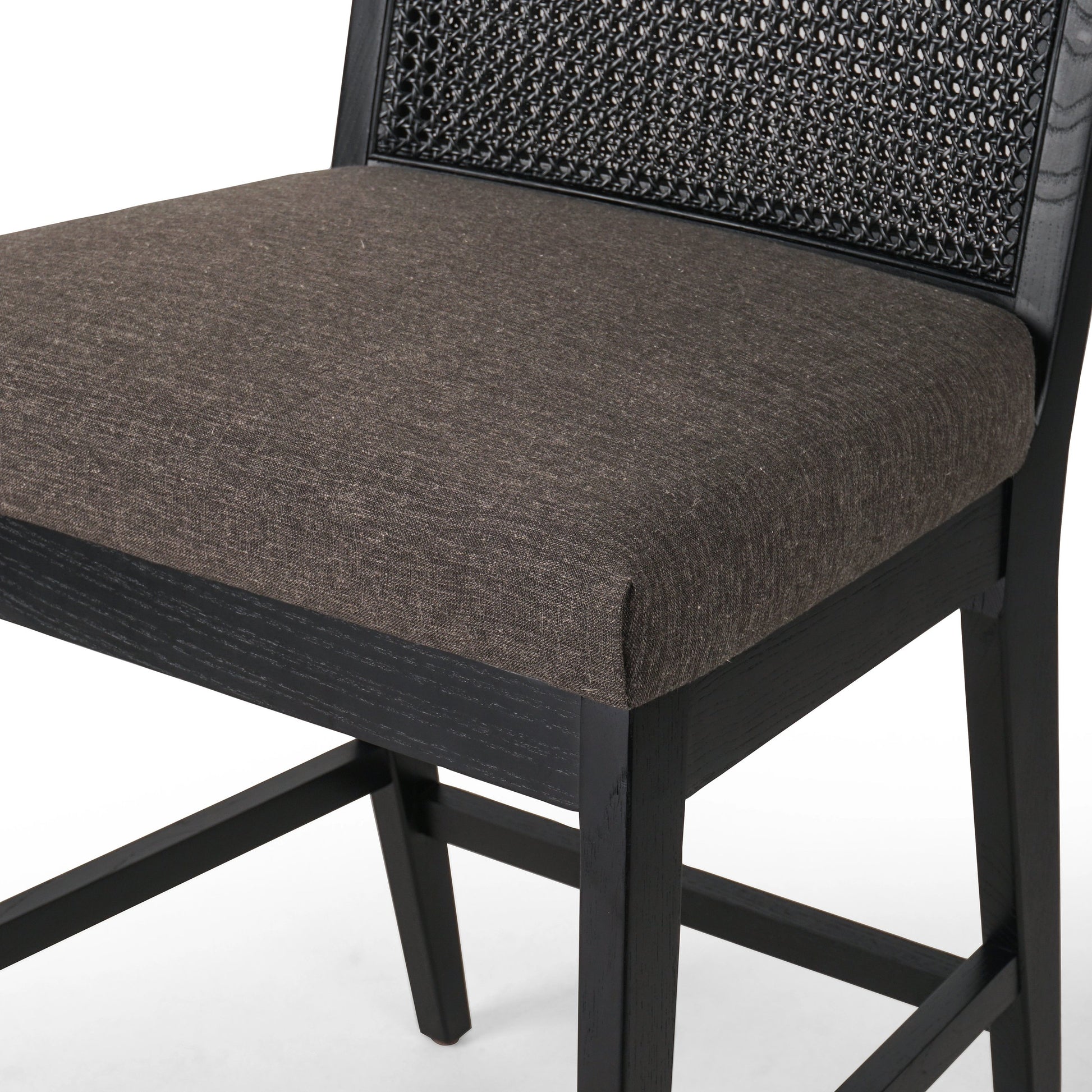 Antonia Cane Armless Counter Stool by Four Hands. Made from unique in a coastal style.
