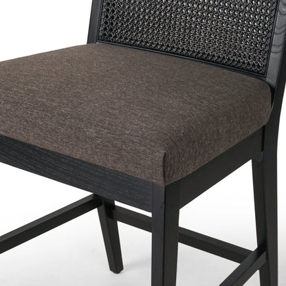 Antonia Cane Armless Counter Stool by Four Hands. Made from unique in a coastal style.