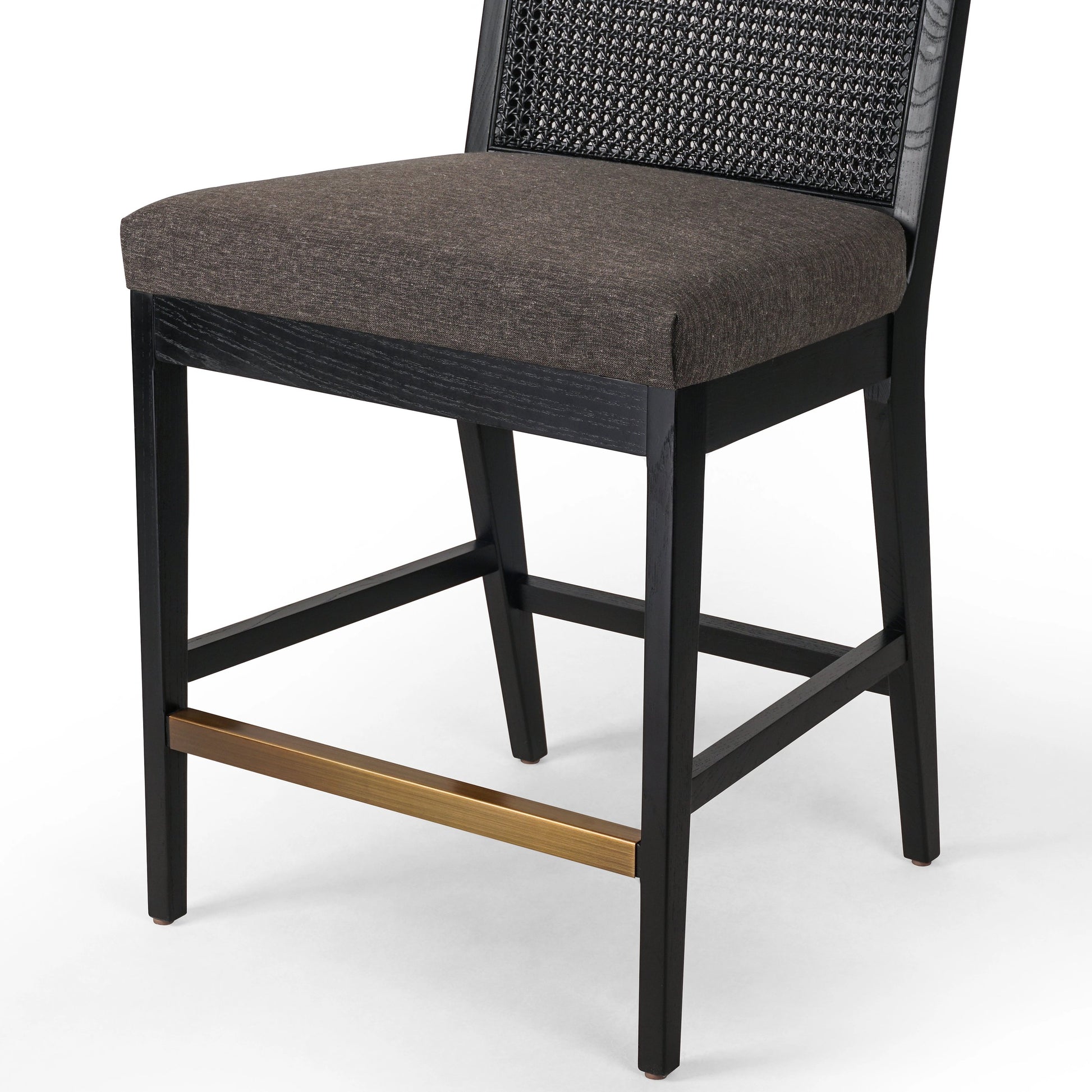 Antonia Cane Armless Counter Stool by Four Hands. Made from unique in a coastal style.