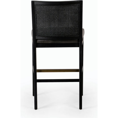 Antonia Cane Armless Bar Stool by Four Hands. Made from unique in a coastal style.