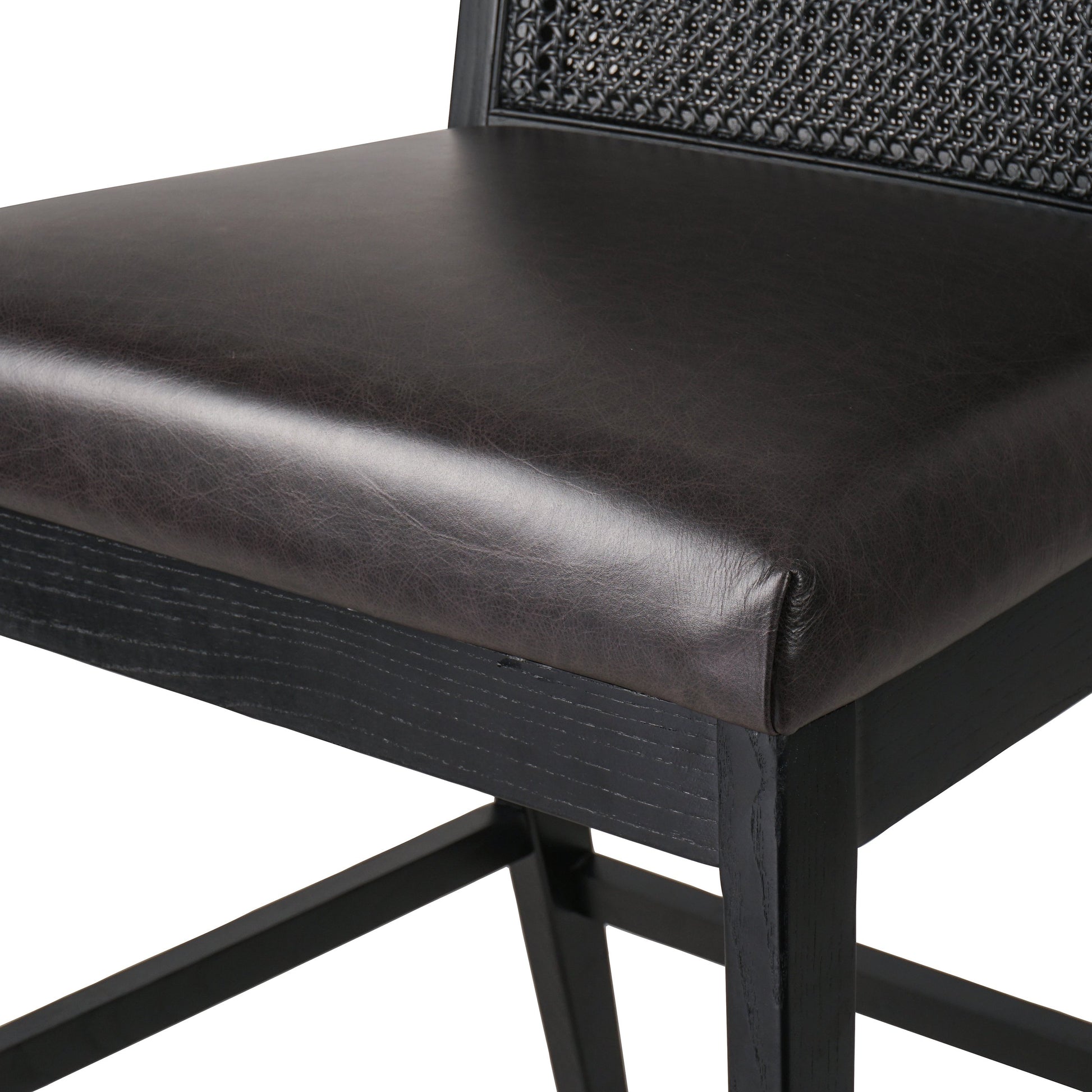 Antonia Cane Armless Bar Stool by Four Hands. Made from unique in a coastal style.