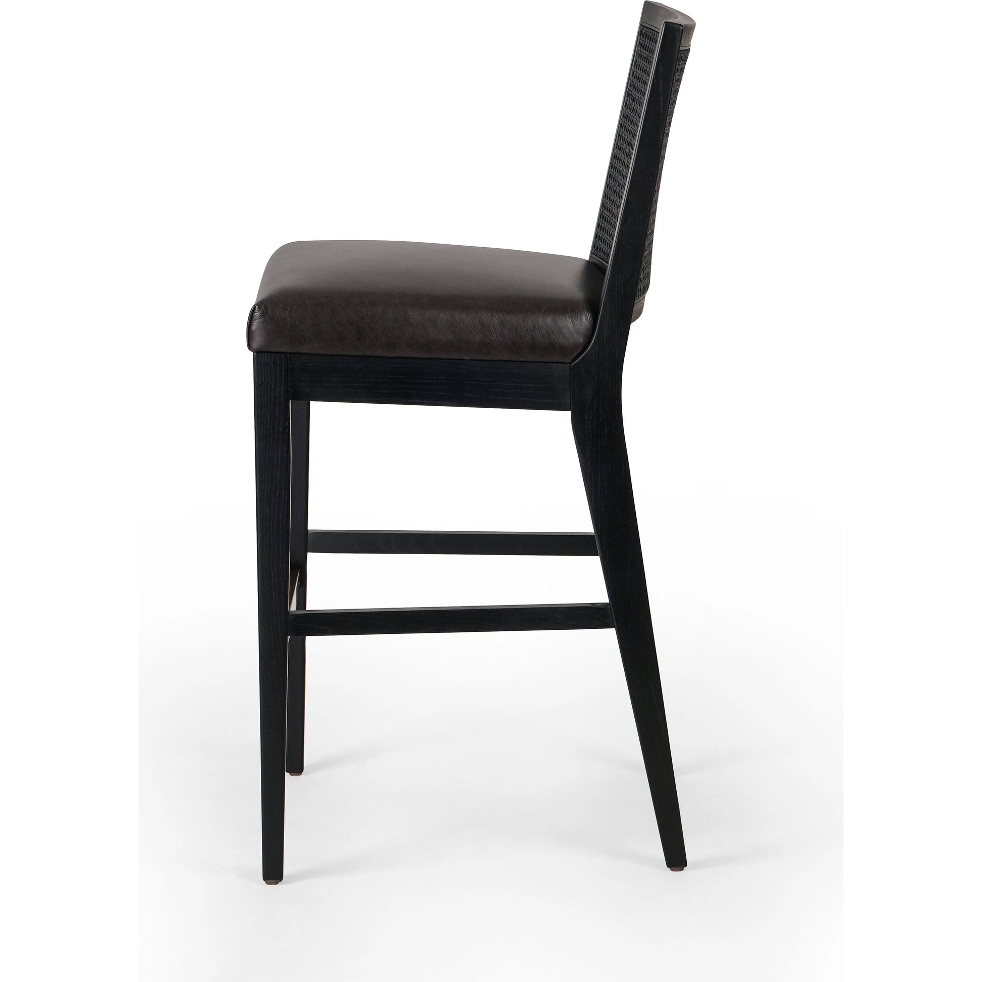 Antonia Cane Armless Bar Stool by Four Hands. Made from unique in a coastal style.