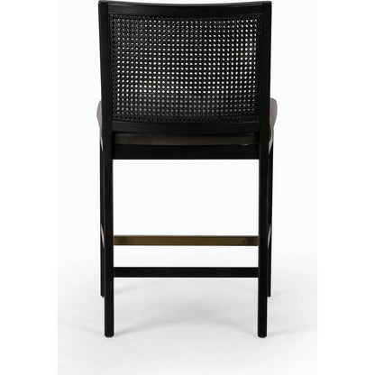 Antonia Cane Armless Counter Stool by Four Hands. Made from unique in a coastal style.