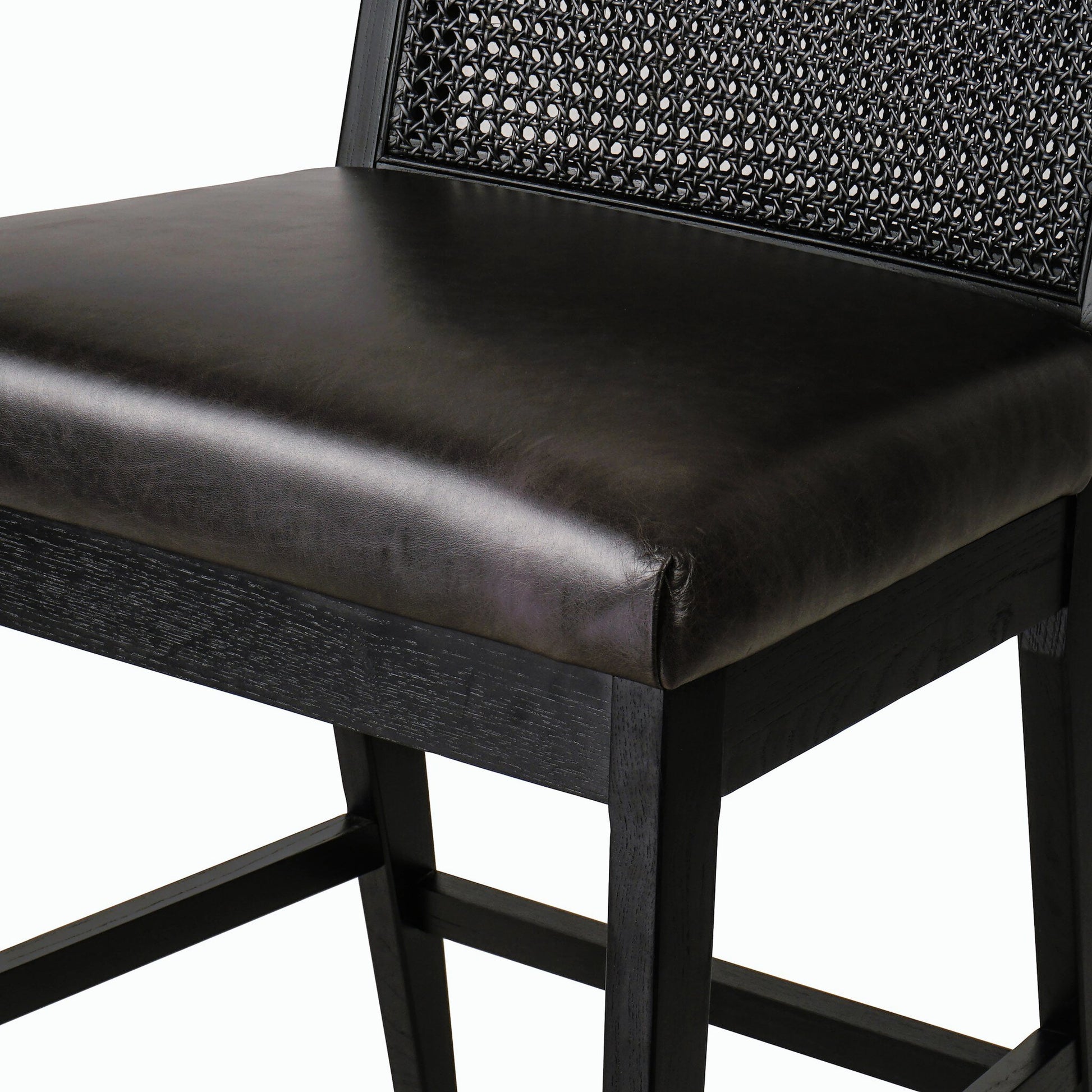 Antonia Cane Armless Counter Stool by Four Hands. Made from unique in a coastal style.