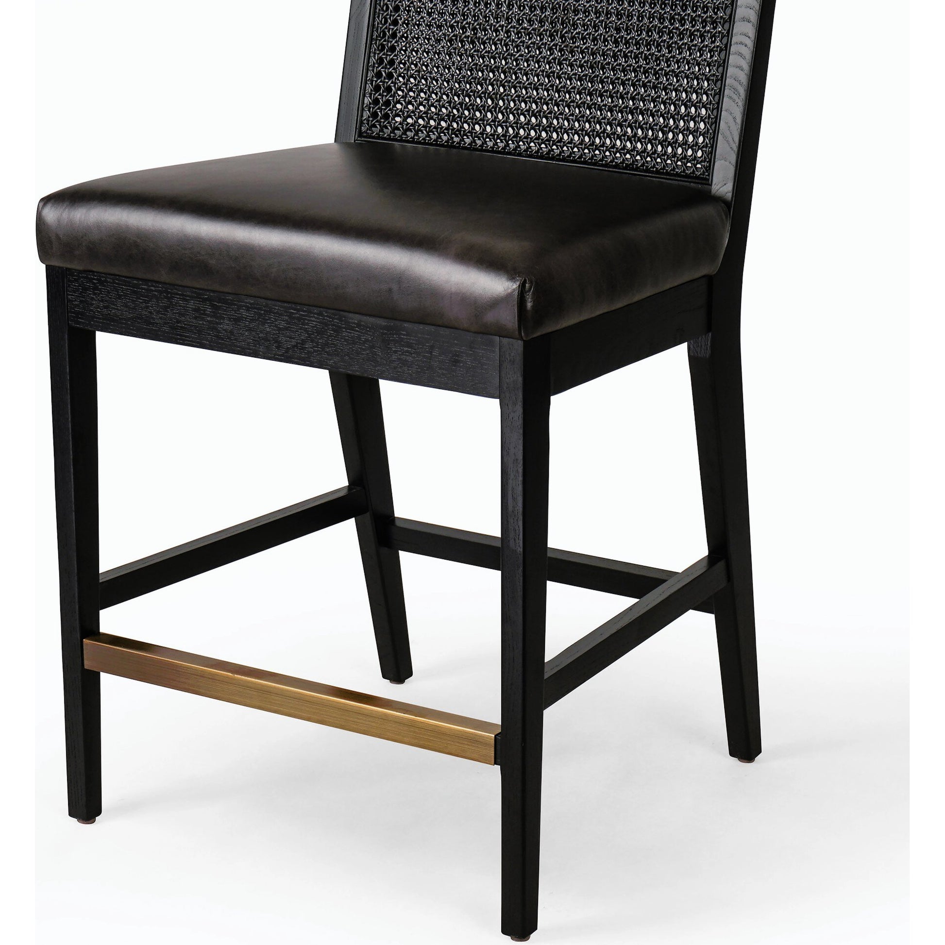 Antonia Cane Armless Counter Stool by Four Hands. Made from unique in a coastal style.