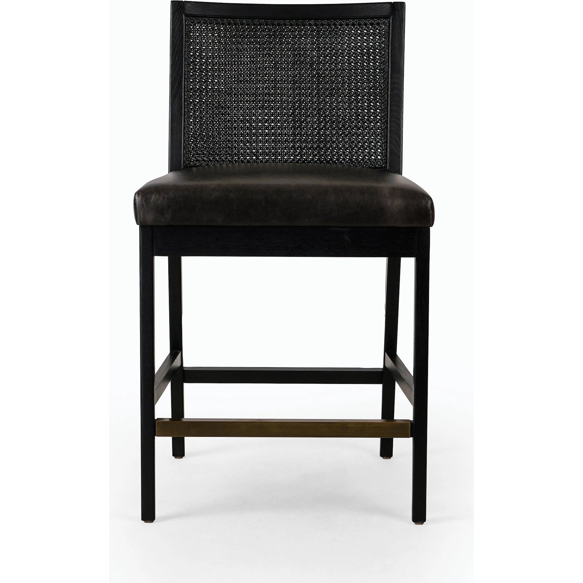 Antonia Cane Armless Counter Stool by Four Hands. Made from unique in a coastal style.